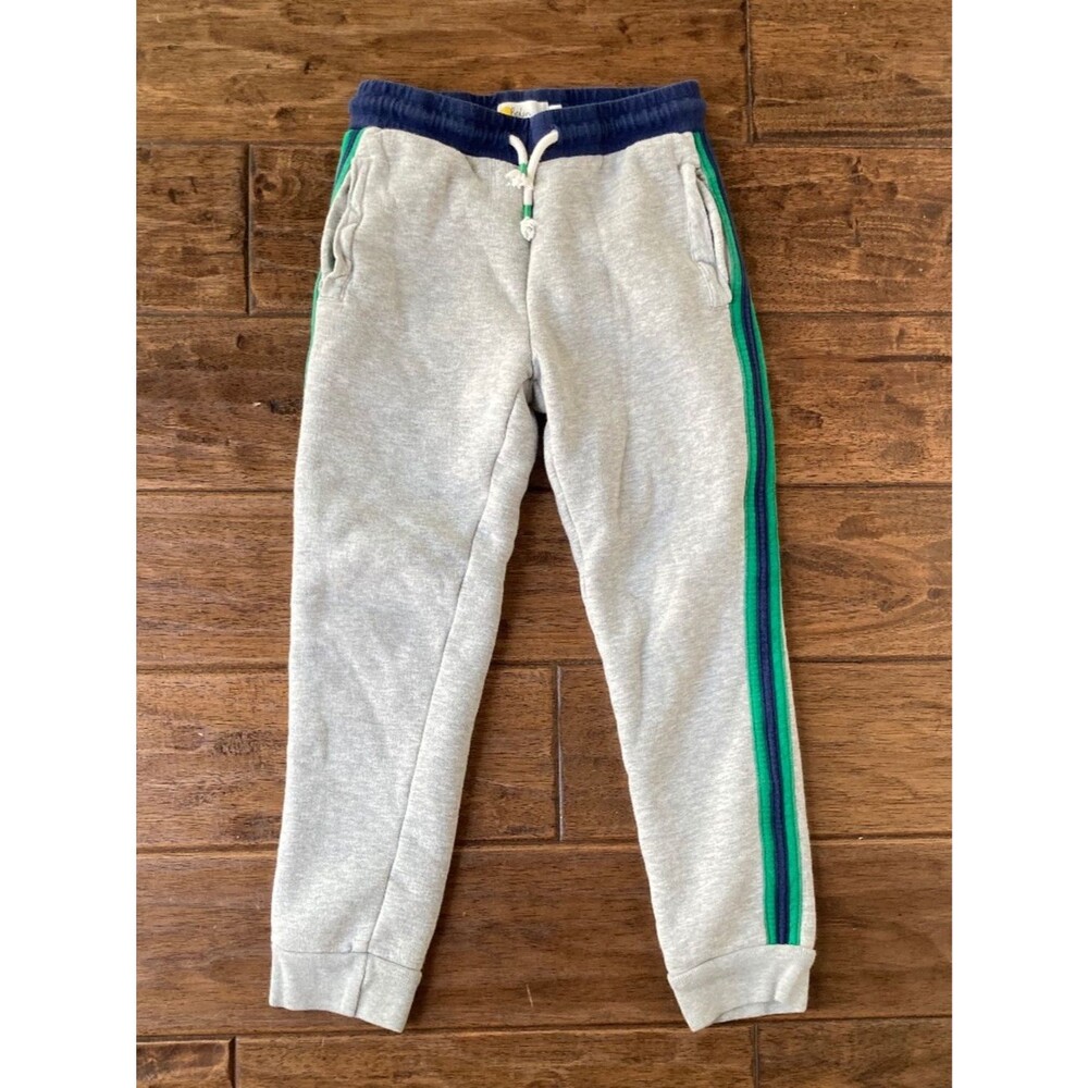 Boden 8Y Essential Joggers Gray Everyday Drawstring Pockets